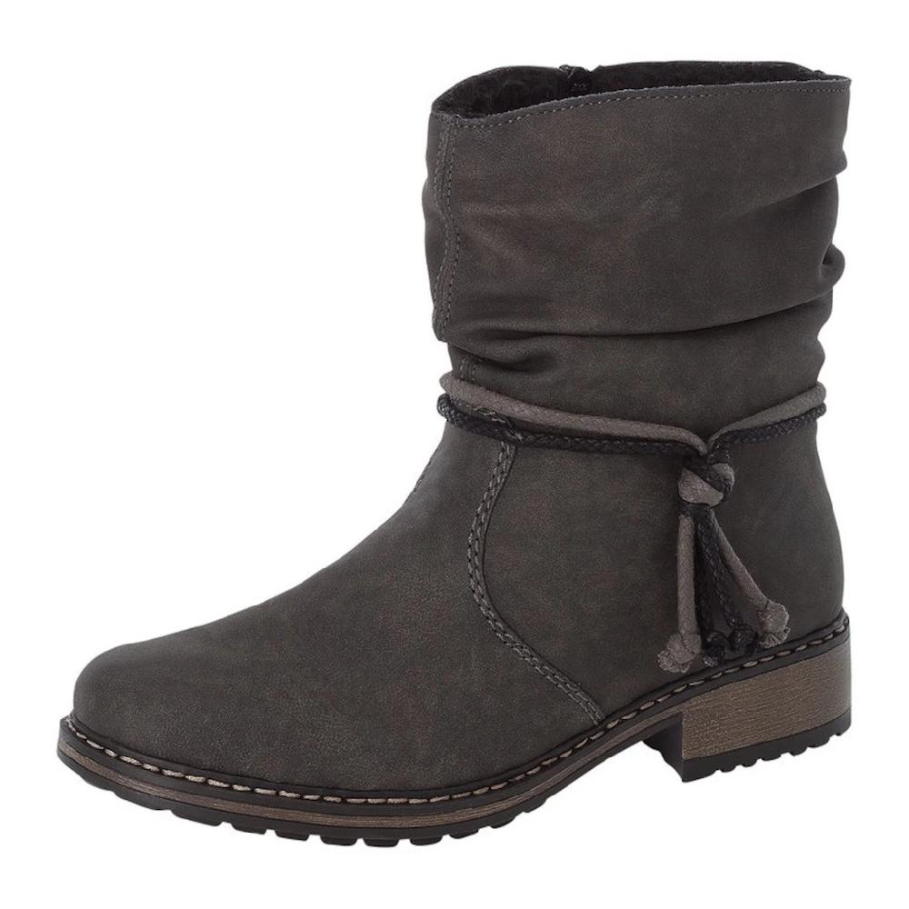 Rieker Winterstiefelette mit Zierbänder am slouchy Schaft online kaufen