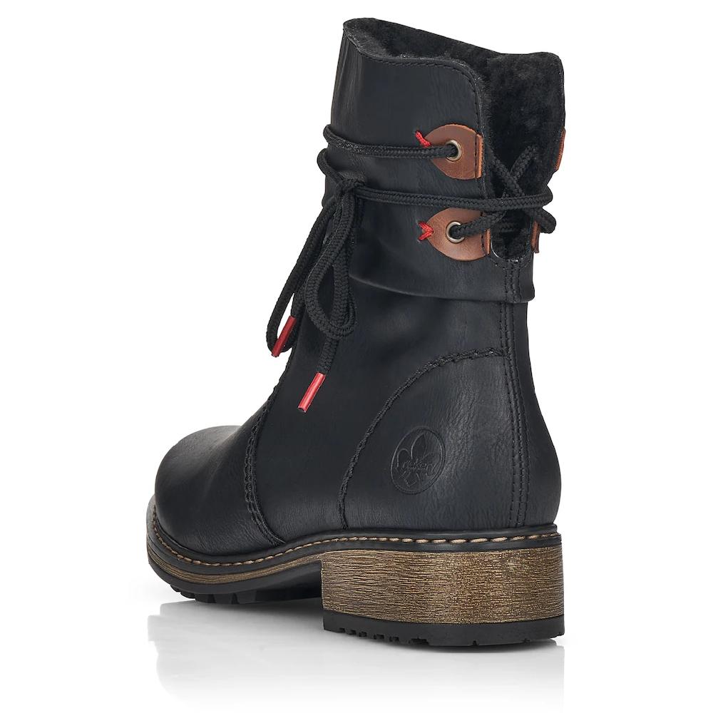 Rieker Winterstiefelette Mit Zierschnürung Am Schaft Online Kaufen