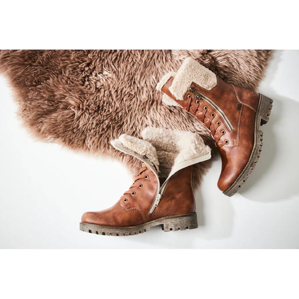 Rieker Winterstiefelette Schnürboots Blockabsatz - 150 Jahre Rieker Jubiläumsartikel Bestellen