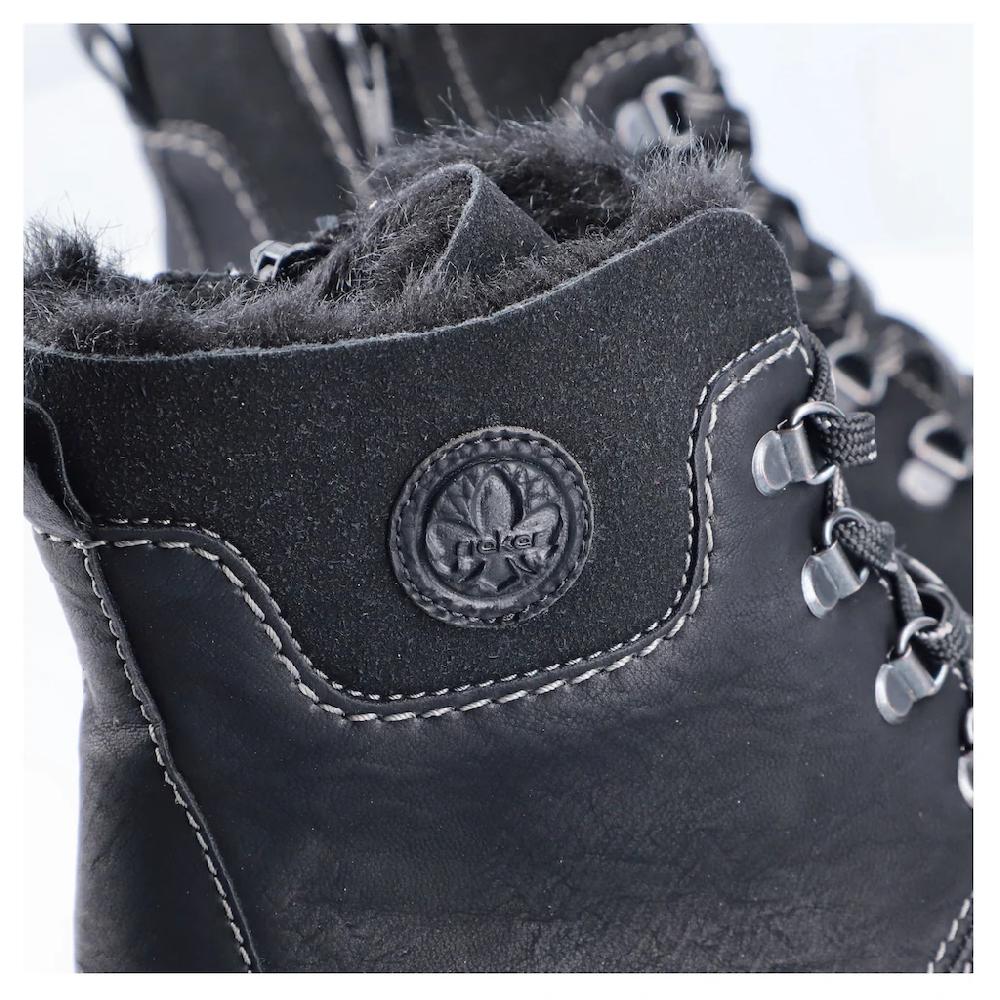 Rieker Winterstiefelette Schnürboots Outdoorstiefelette Bergsteiger-Look Mit Warmfutter Online Bestellen