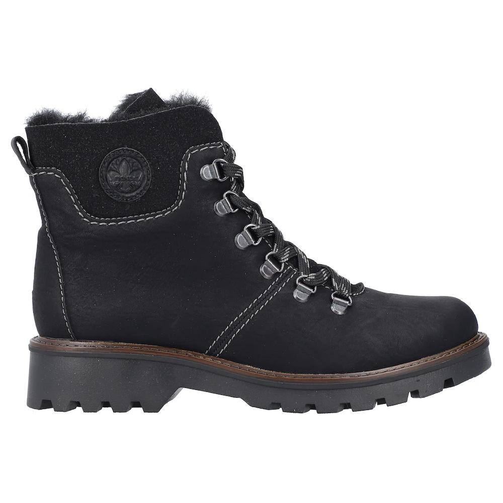Rieker Winterstiefelette Schnürboots Outdoorstiefelette Bergsteiger-Look Mit Warmfutter Online Bestellen