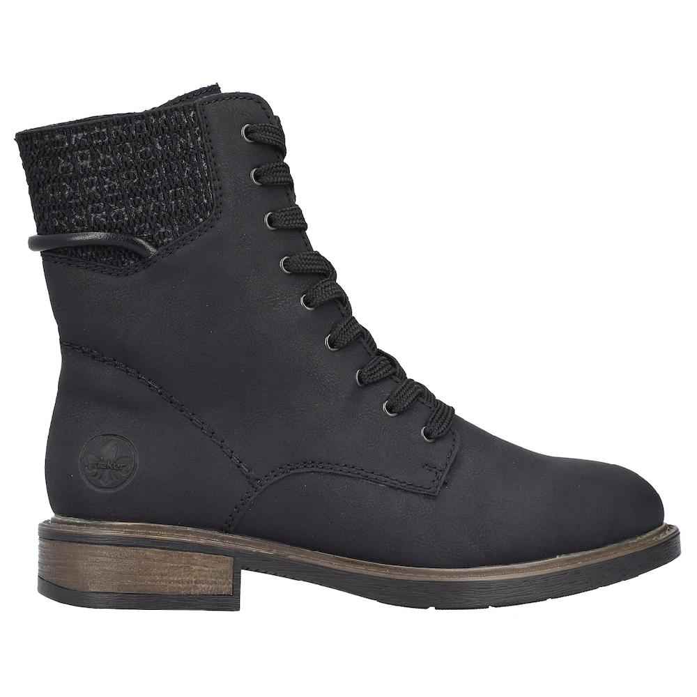 Rieker Winterstiefelette Schnürboots Schnürstiefelette Blockabsatz Mit Warmfutter Online Kaufen