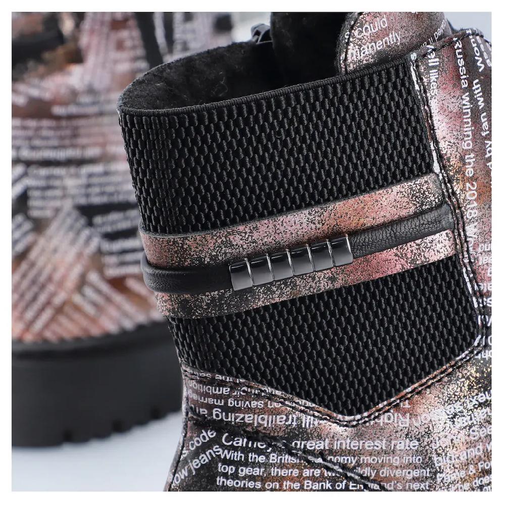 Rieker Winterstiefelette Schnürboots Stiefelette Blockabsatz Mit Innenreißverschluss Online Kaufen
