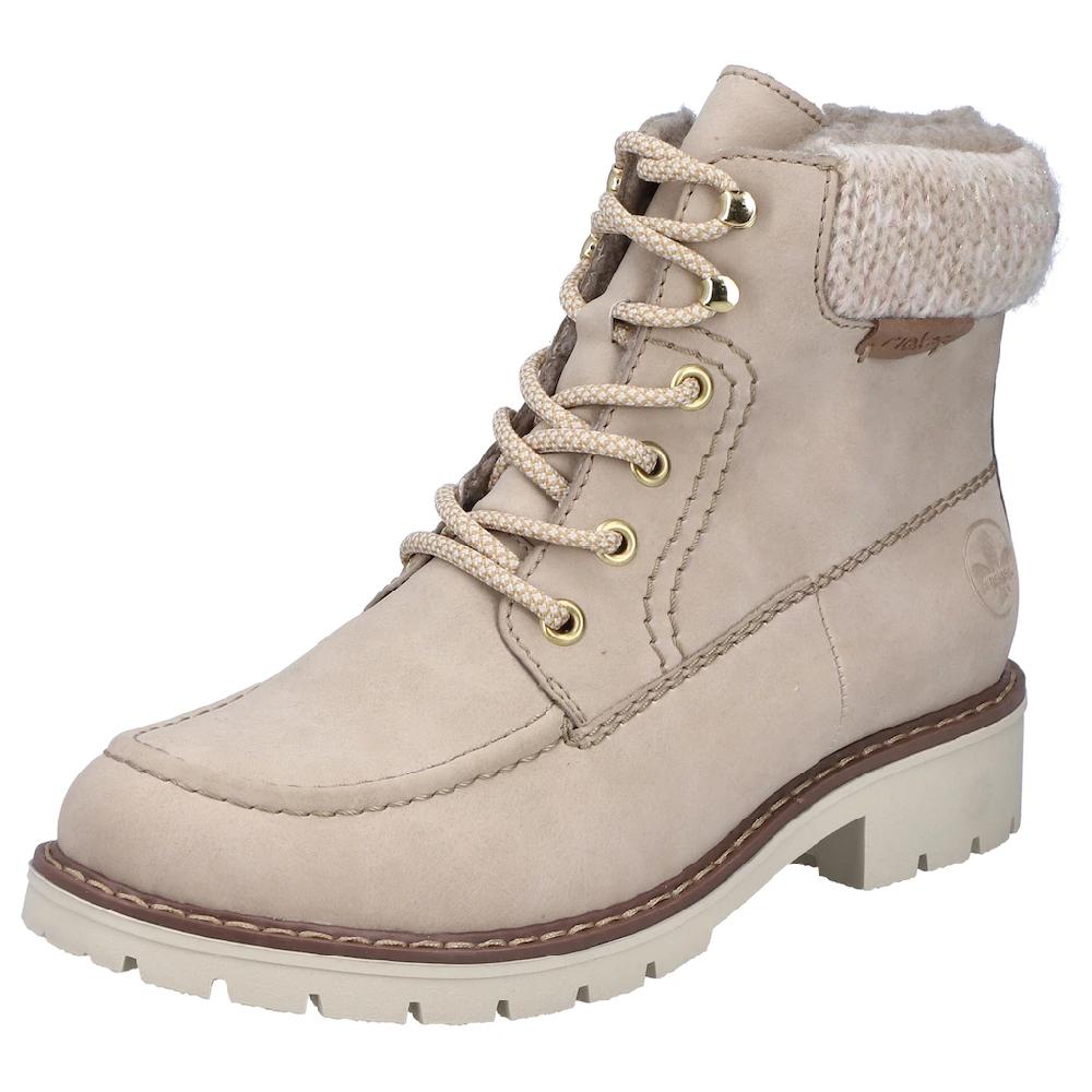 Rieker Winterstiefelette Schnürboots Winterboots Blockabsatz mit Innenreißverschluss online bestellen
