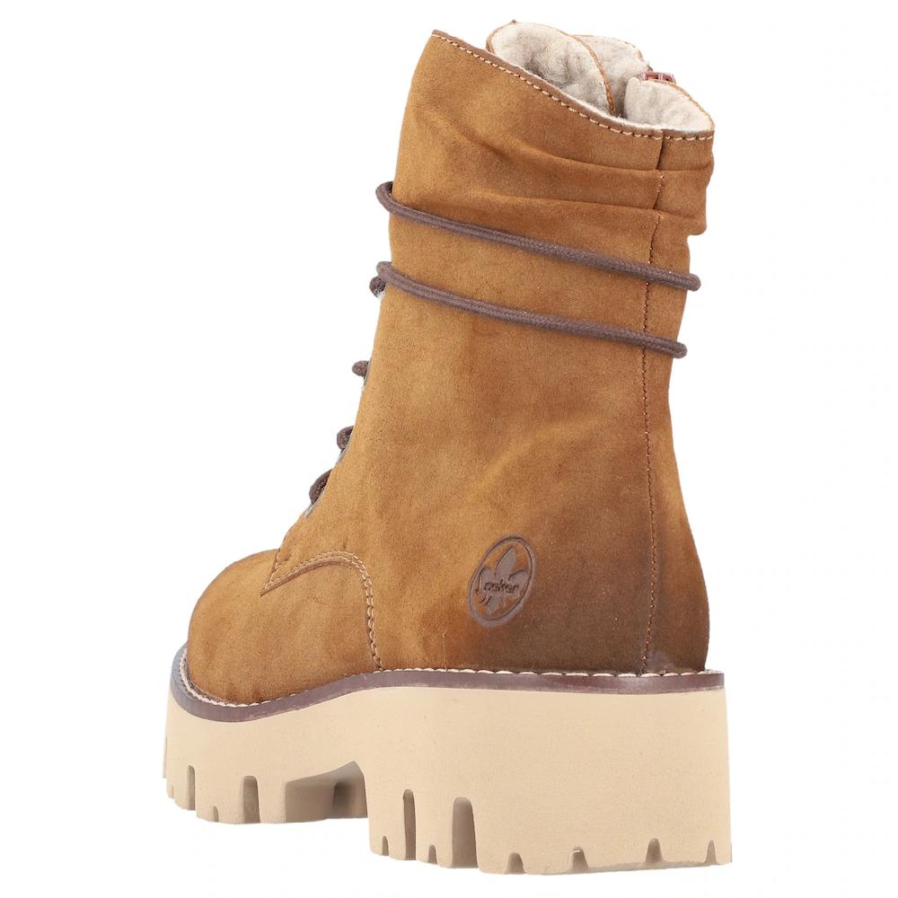 Rieker Winterstiefelette Schnürboots Winterboots Profilsohle Mit Innenreißverschluss Online Kaufen