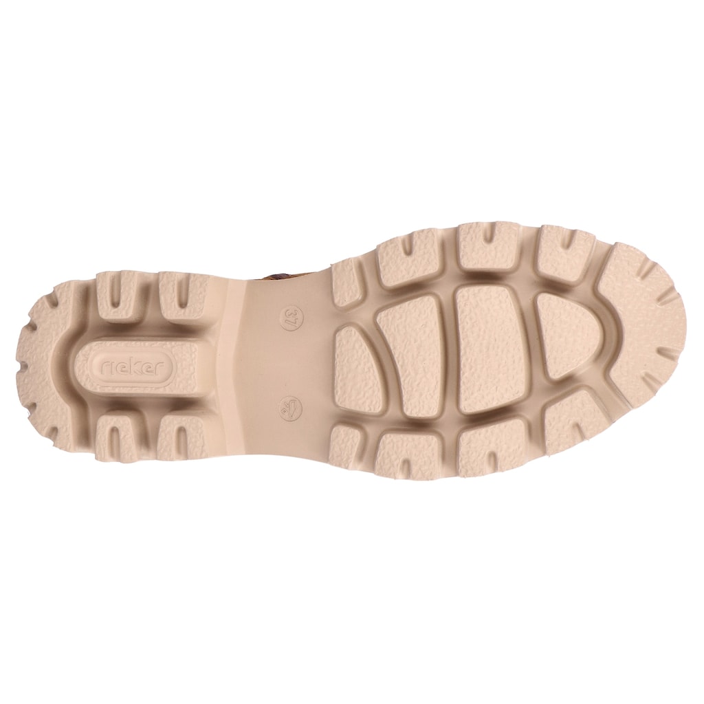 Rieker Winterstiefelette Schnürboots Winterboots Profilsohle Mit Innenreißverschluss Online Kaufen