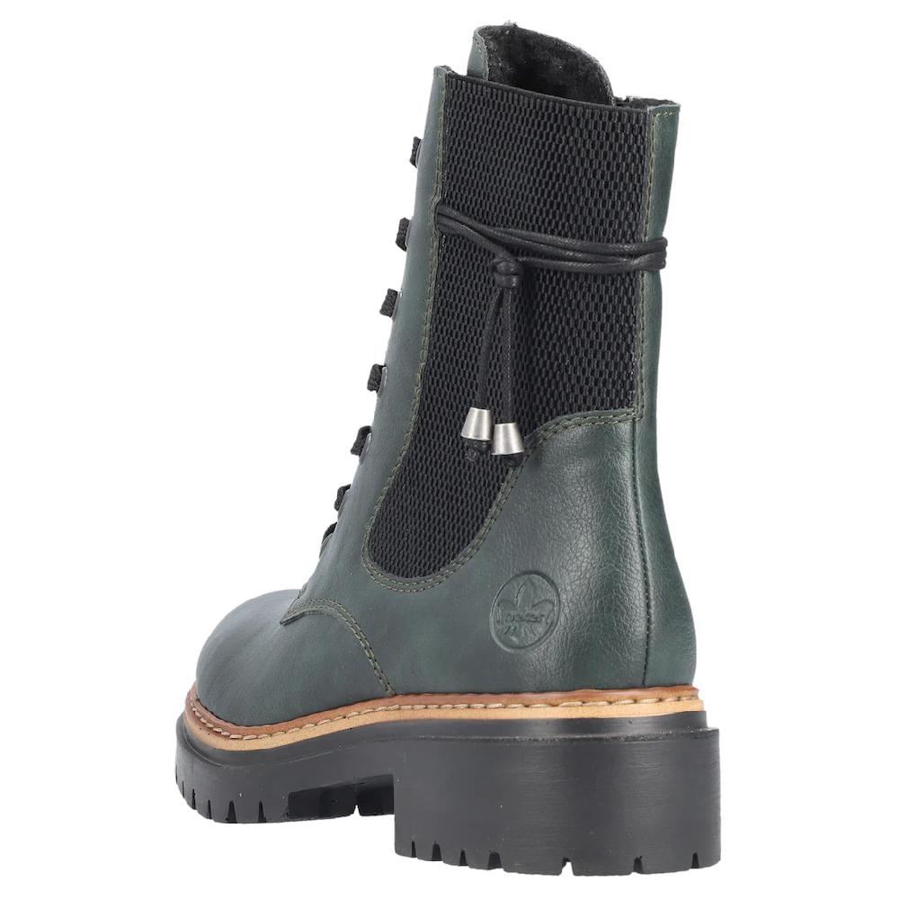 Rieker Winterstiefelette Schnürstiefelette Blockabsatz Chelseaboots Mit Innenreißverschluss ▷ Für