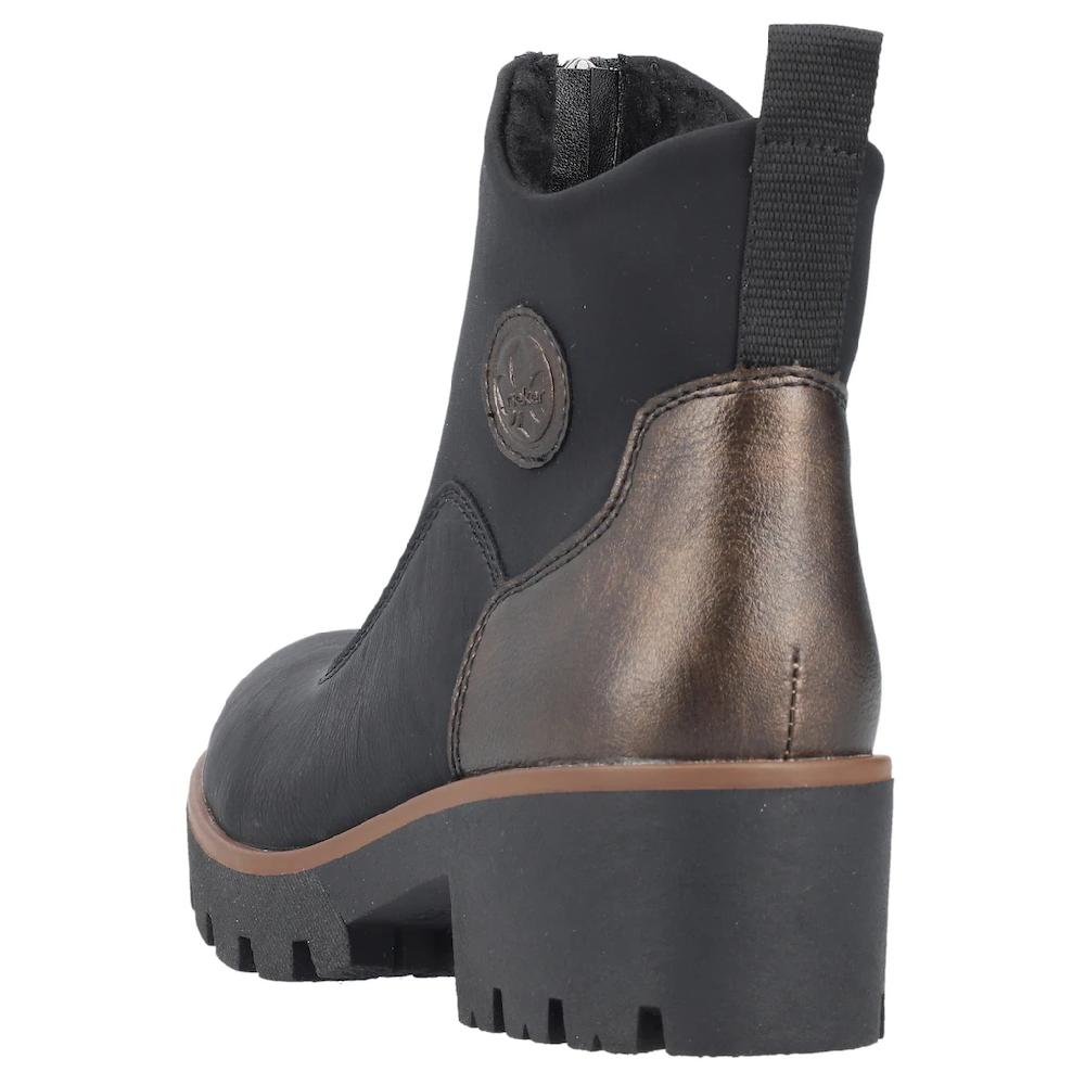 Rieker Winterstiefelette Winterboots Ankleboots Stiefelette Plateausohle Mit Warmfutter ▷ Für