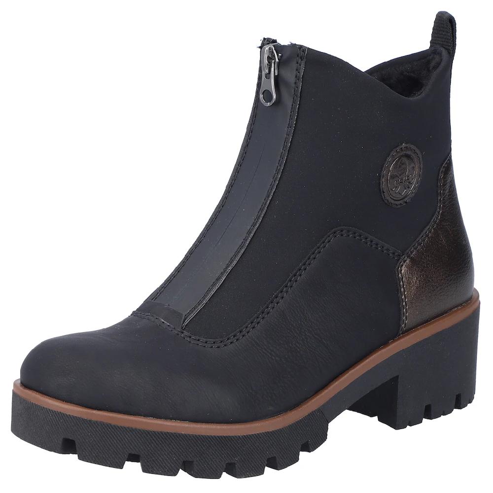 Rieker Winterstiefelette Winterboots Ankleboots Stiefelette Plateausohle mit Warmfutter ▷ für