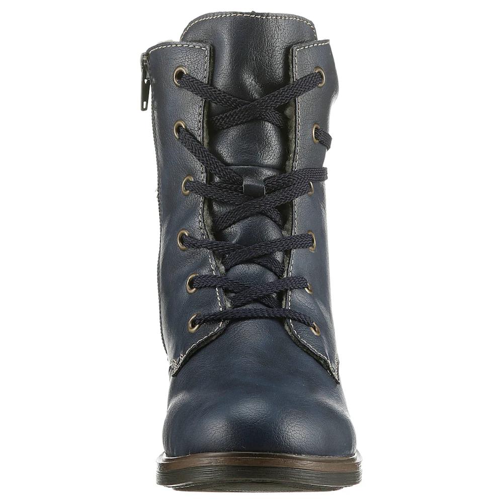 Rieker Winterstiefelette Winterboots Blockabsatz Schaftumspielende Schnürung Kaufen
