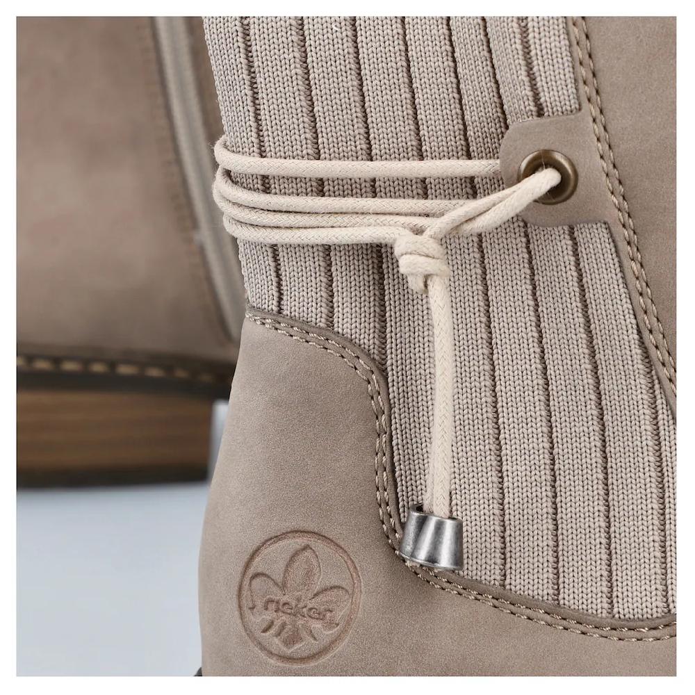Rieker Winterstiefelette Winterboots Chelseaboots Blockabsatz Mit Warmfutter Schmale Form Bestellen