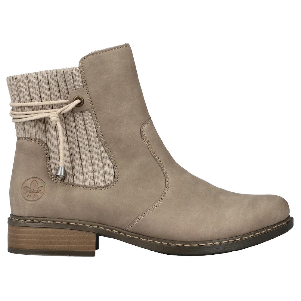 Rieker Winterstiefelette Winterboots Chelseaboots Blockabsatz Mit Warmfutter Schmale Form Bestellen