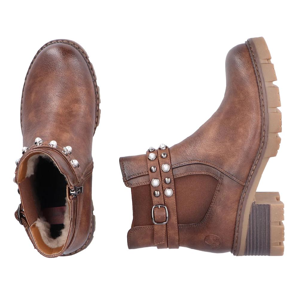 Rieker Winterstiefelette Winterboots Chelseaboots Mit Praktischem Innen-Reißverschluss Online Kaufen