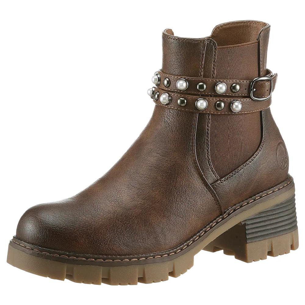 Rieker Winterstiefelette Winterboots Chelseaboots mit praktischem Innen-Reißverschluss online kaufen