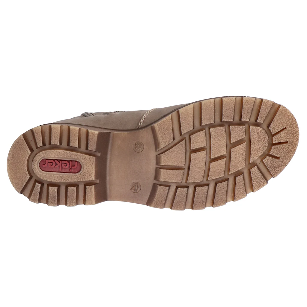 Rieker Winterstiefelette Winterboots Profilsohle Mit Innenreißverschluss ▷ Für