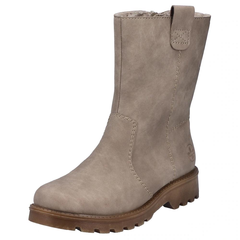 Rieker Winterstiefelette Winterboots Profilsohle mit Innenreißverschluss ▷ für