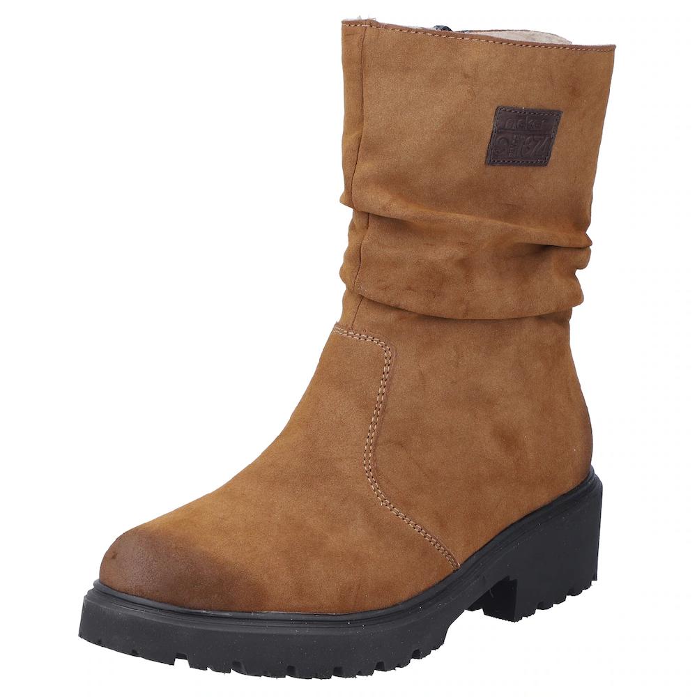 Rieker Winterstiefelette Winterboots Profilsohle slouchy Schaft mit Innenreißverschluss kaufen