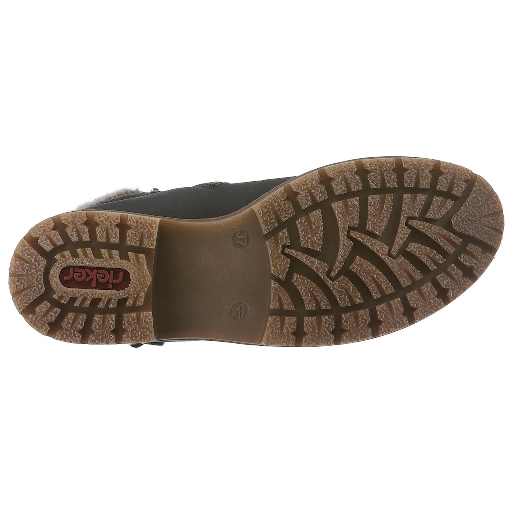 Rieker Winterstiefelette Winterboots Schnürboots Mit Strickrand Und Rieker-TEX Online Kaufen