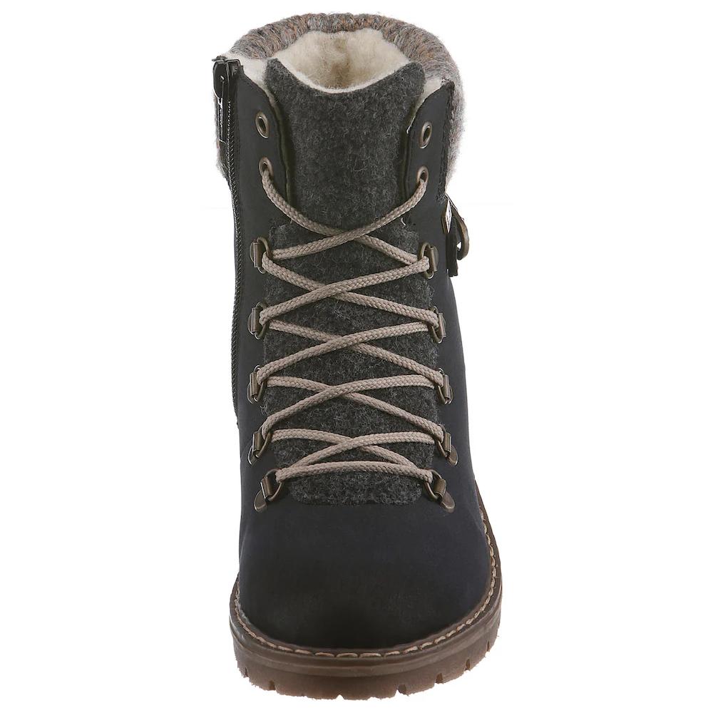 Rieker Winterstiefelette Winterboots Schnürboots Mit Strickrand Und Rieker-TEX Online Kaufen