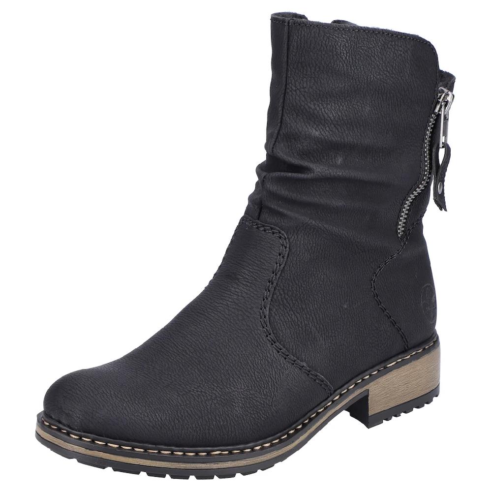 Rieker Winterstiefelette Winterboots slouchy Schaft Blockabsatz in schmaler Form bestellen
