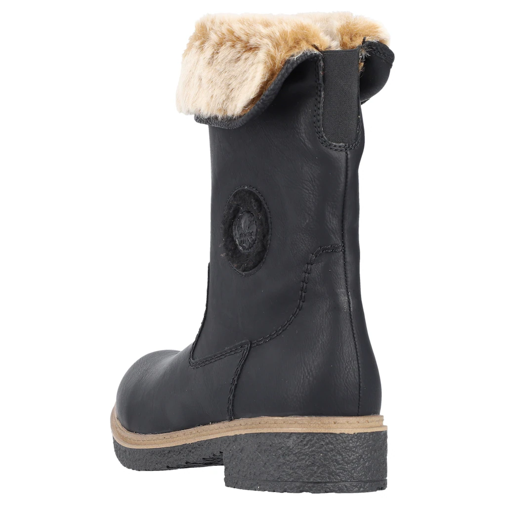 Rieker Winterstiefelette Winterboots Warmfutter Blockabsatz Mit Innenreißverschluss Bestellen