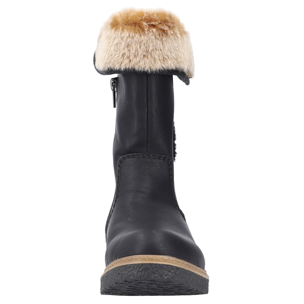 Rieker Winterstiefelette Winterboots Warmfutter Blockabsatz Mit Innenreißverschluss Bestellen