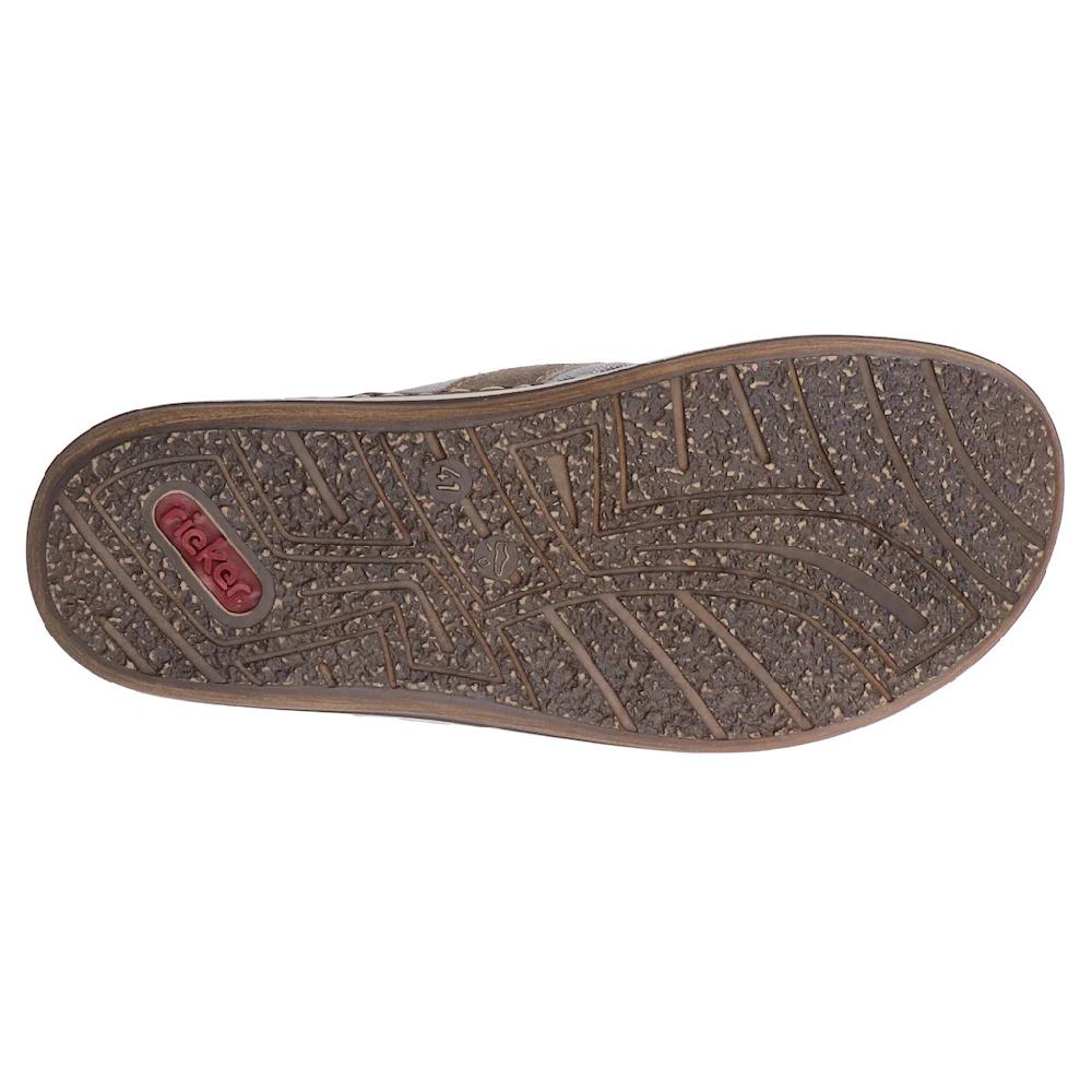 Rieker Zehentrenner Sommerschuh Schlappen Poolslides Badeschuh Mit Leder-Innensohle Kaufen