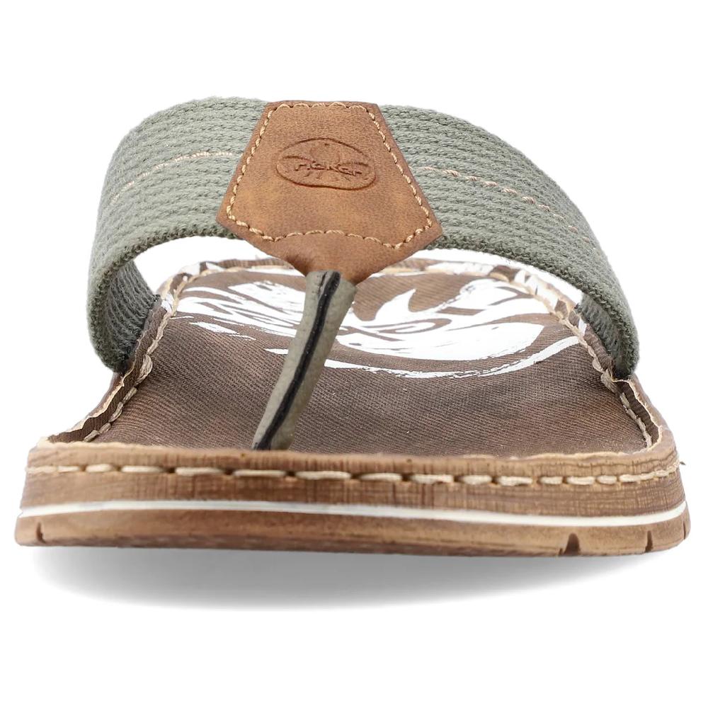 Rieker Zehentrenner Sommerschuh Schlappen Poolslides Badeschuh Mit Logoschriftzug Online Kaufen