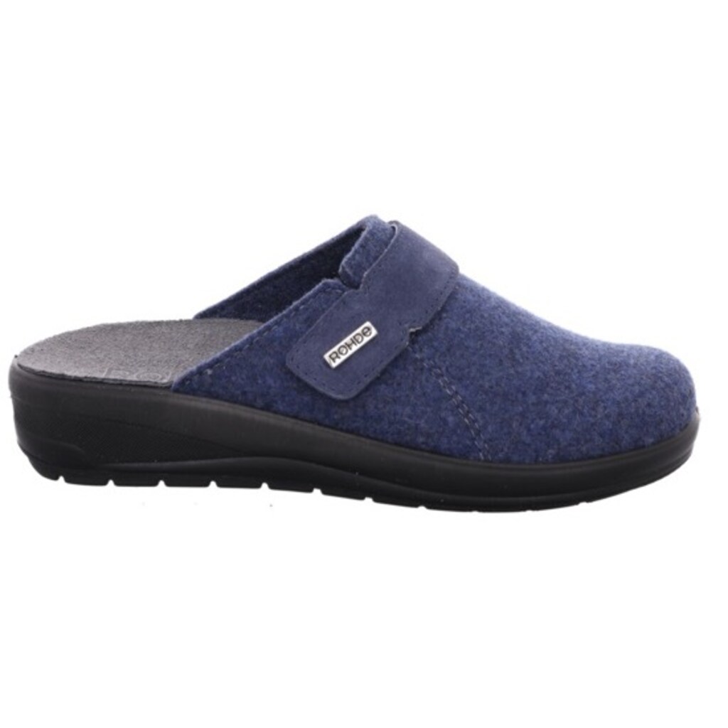 Rohde Pantoffel »CATANIA« Clog Hausschuh Schlappen Mit Klettriemchen Online Bestellen