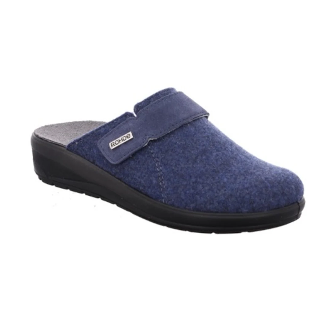 Rohde Pantoffel »CATANIA« Clog Hausschuh Schlappen mit Klettriemchen online bestellen