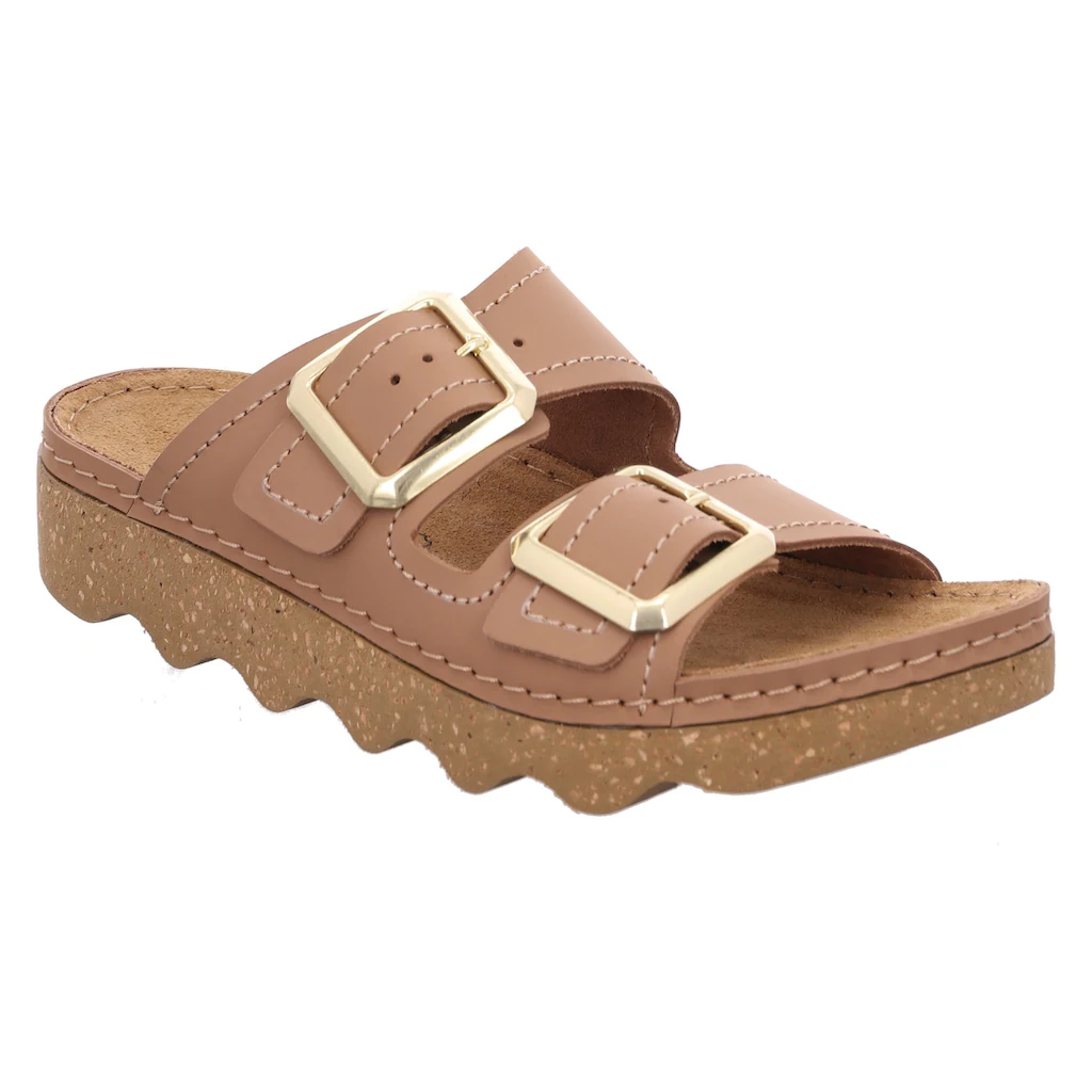 Rohde Pantolette »FOGGIA« Sommerschuh Hausschuh Strandschuh Schlappen mit Softfußbett
