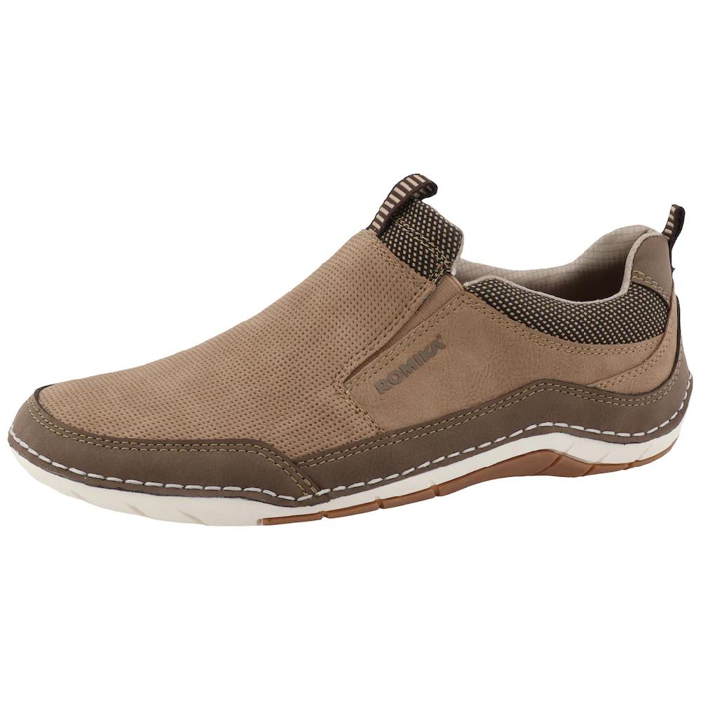 Romika Slipper Halbschuh Schlupfschuh Herrensneaker mit Wechselfußbett