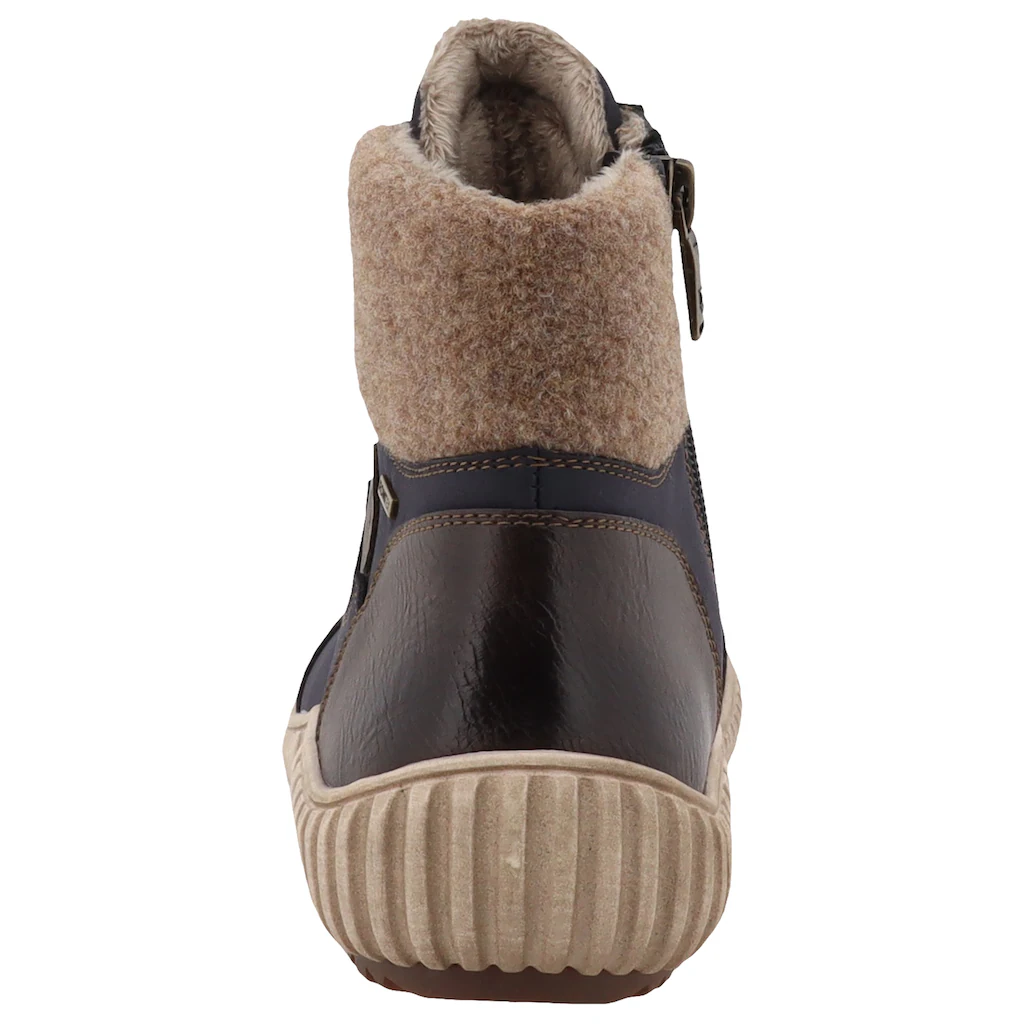 Romika Winterboots Keilabsatz Outdoorboots Schnürboots Mit Modischem Filzkragen Kaufen