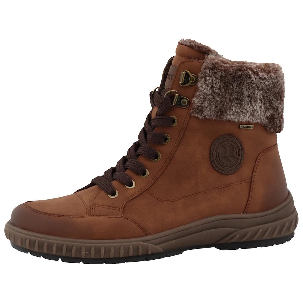 Romika Winterboots Keilabsatz Schnürboots Outdoorschuh mit Innenreißverschluss