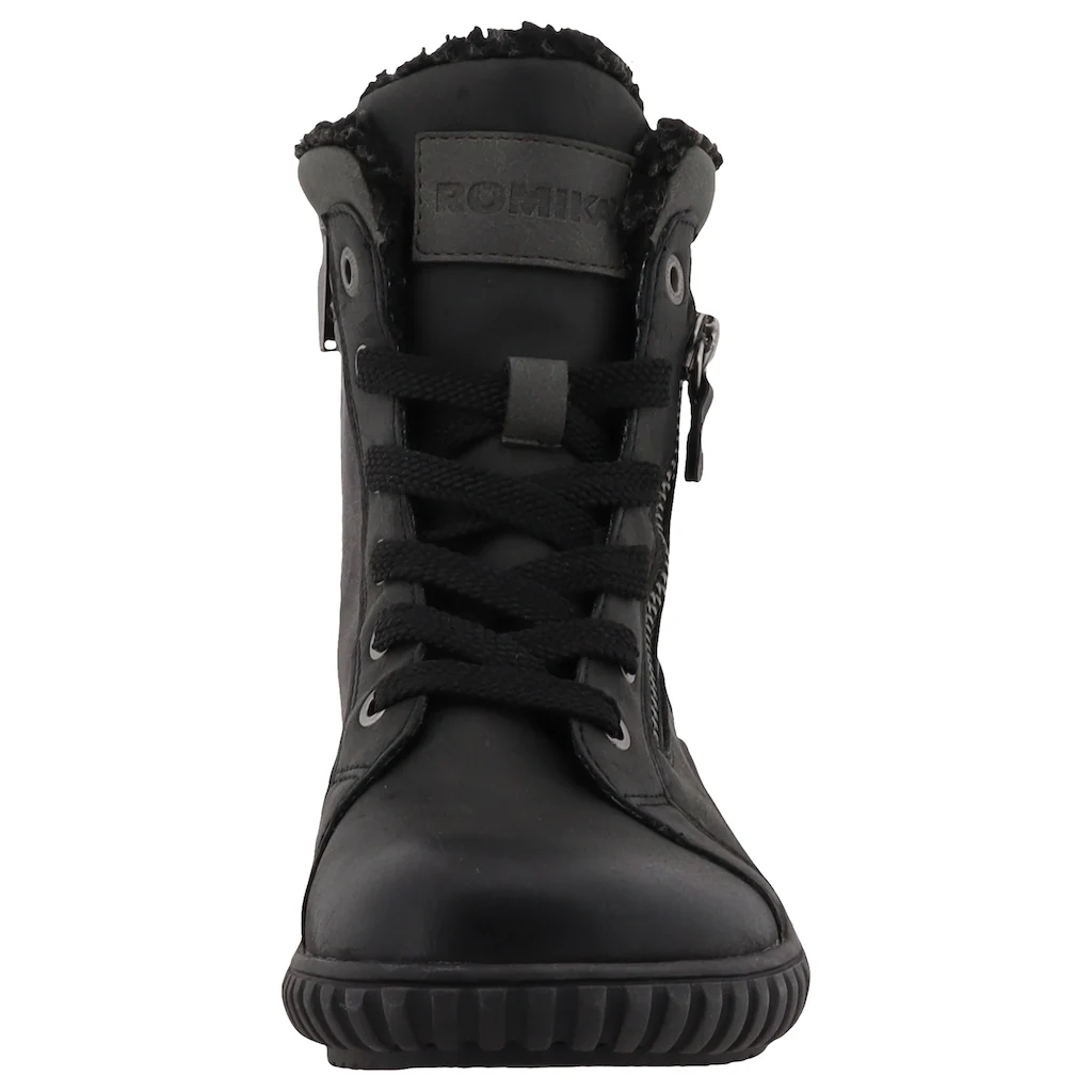 Romika Winterboots Keilabsatz Schnürboots Schnürstiefelette Gepolsterter Schaftrand Online Kaufen