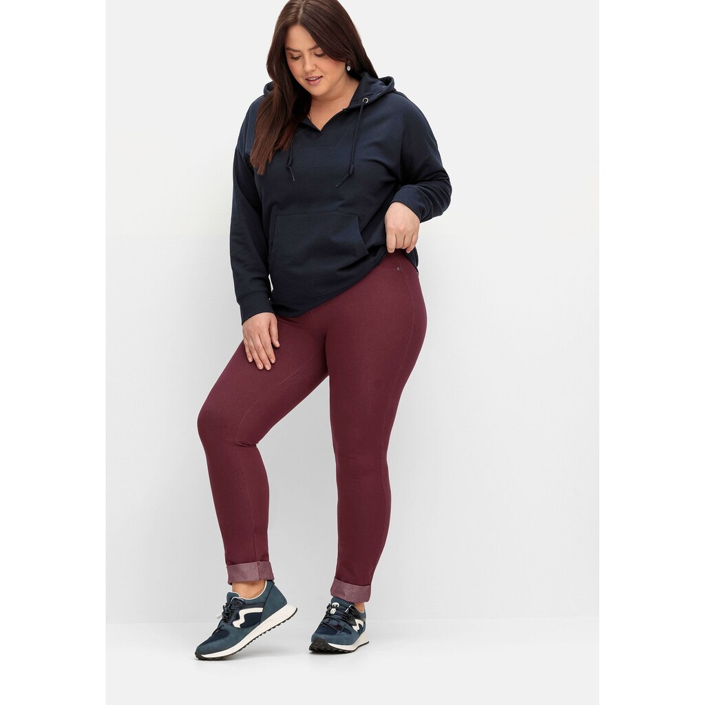 Sheego Sneaker »Große Größen« Mit Details In Glanz- Und Veloursoptik ▷ Für
