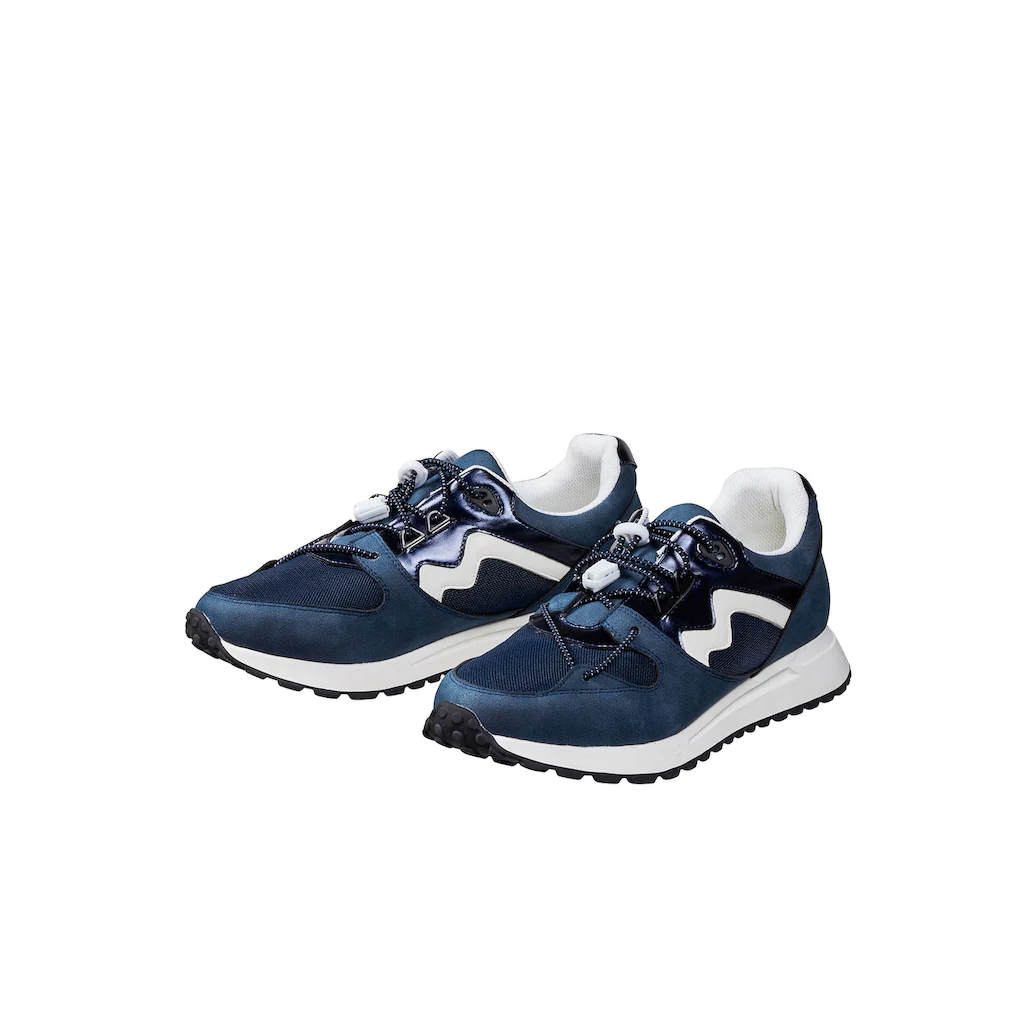 Sheego Sneaker »Große Größen« mit Details in Glanz- und Veloursoptik ▷ für