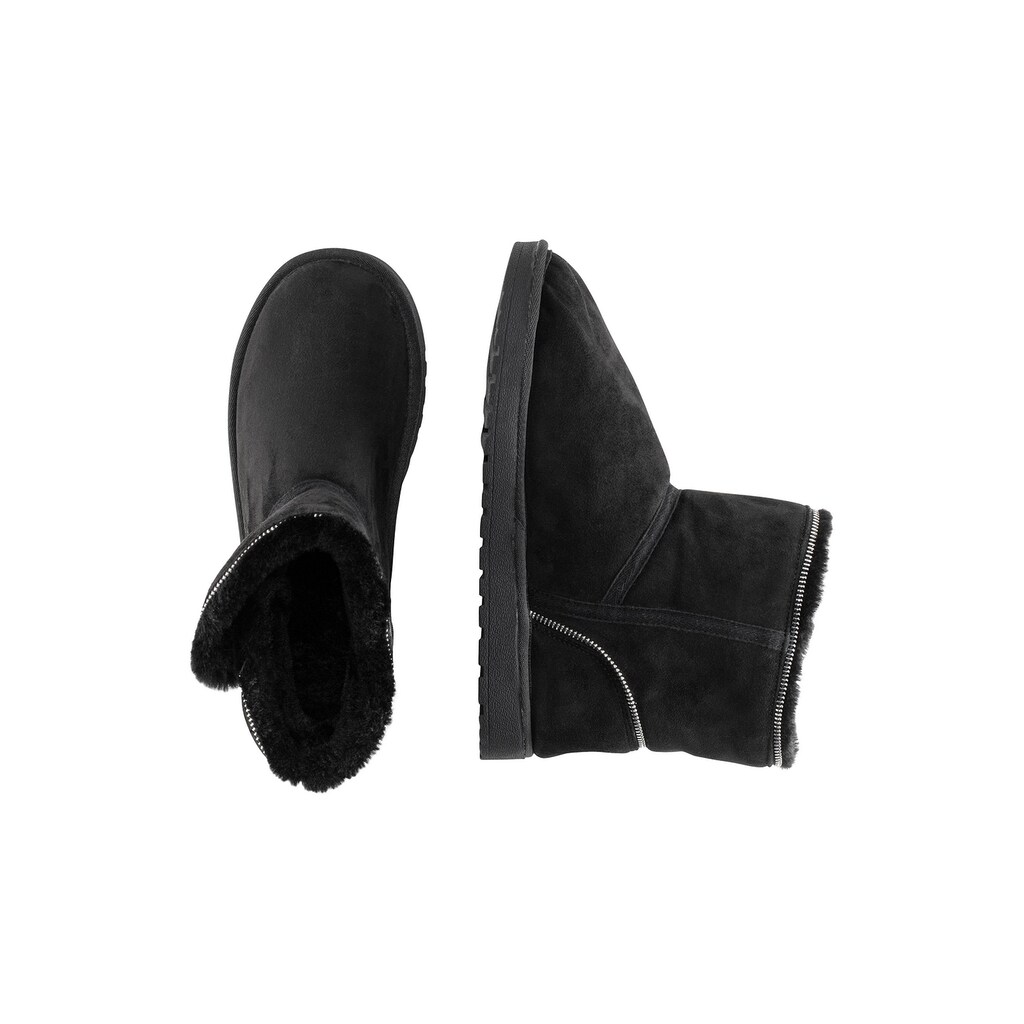 Sheego Stiefelette »Große Größen« Mit Seitlichem Riegel Und Klett Bestellen