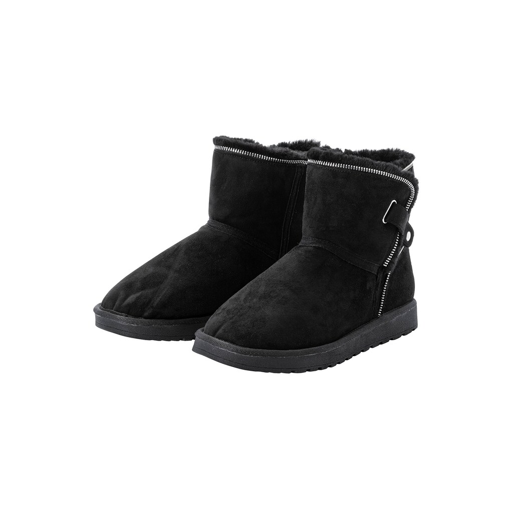 Sheego Stiefelette »Große Größen« mit seitlichem Riegel und Klett bestellen