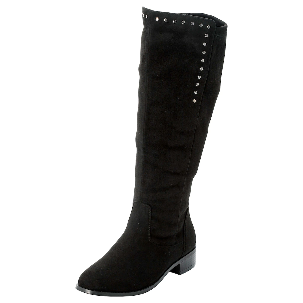 Sheego Weitschaftstiefel »Große Größen« mit Zierschnallen und Nieten online bestellen