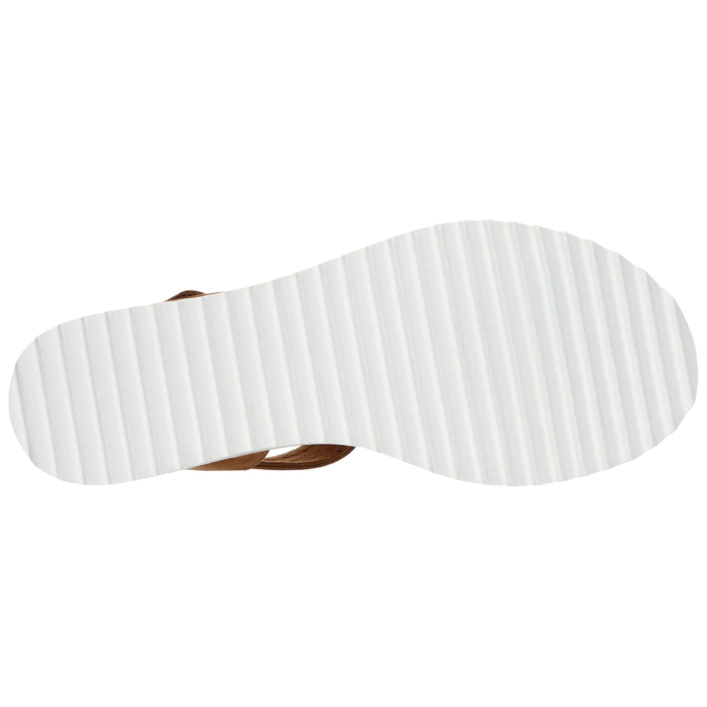 Skechers Keilsandalette »DESERT KISS« Sandale Keilschuh Sommerschuh In Veganer Verarbeitung