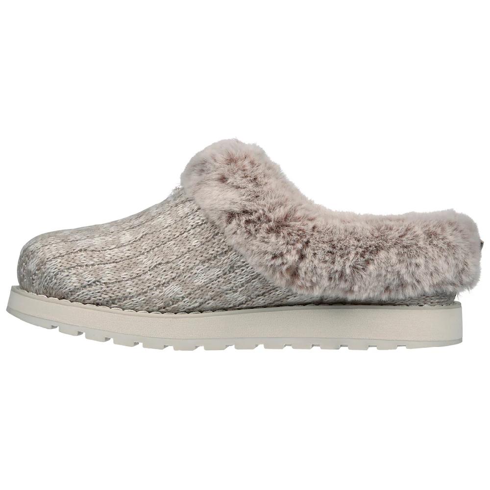 Skechers Pantoffel »KEEPSAKES - ICE ANGEL« Hausschuh In Strick-Optik