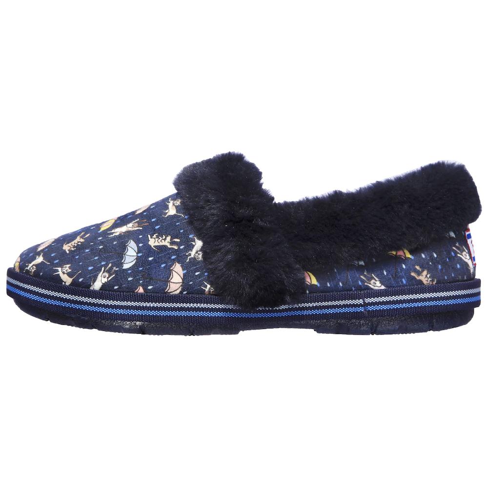 Skechers Pantoffel »TOO COZY MOVIE NIGHT« Hausschuh Mit Witzigem Hunde- Und Katzenprint