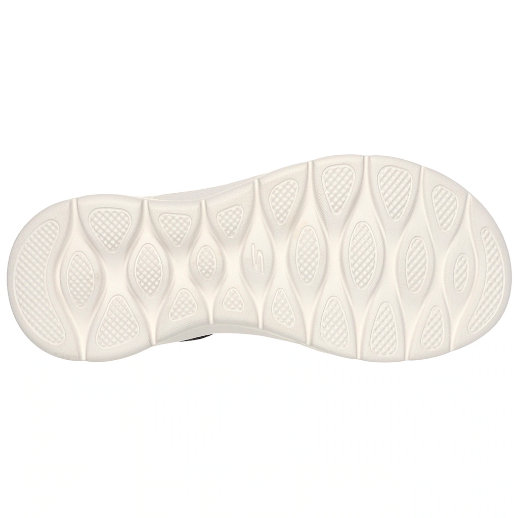 Skechers Sandale »GO WALK FLEX SANDAL-SUBLIME-X« Sommerschuh Sandalette Klettschuh Mit Goga Mat Footbed