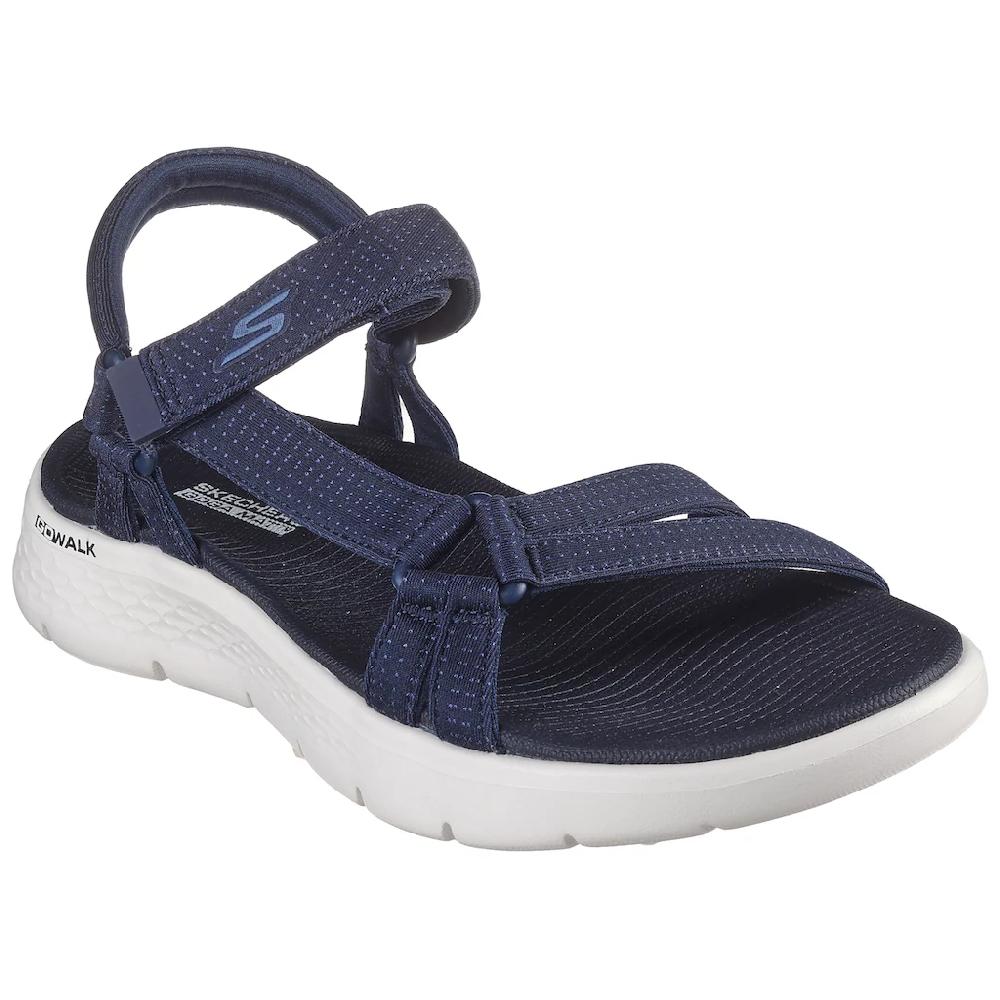Skechers Sandale »GO WALK FLEX SANDAL-SUBLIME-X« Sommerschuh Sandalette Klettschuh mit Goga Mat Footbed