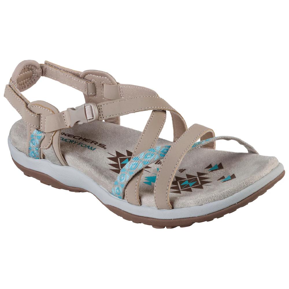 Skechers Sandale »RAGGAE-SLIM« Trekking Sandale Outdoorschuh Sandale mit Clipverschluss