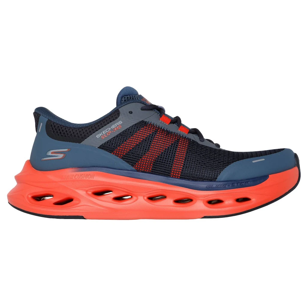Skechers Slip-On Sneaker »MAX CUSHIONING GLIDE-STEP« Slipper Schlupfschuh Für Maschinenwäsche Geeignet Schmale Form Online Kaufen