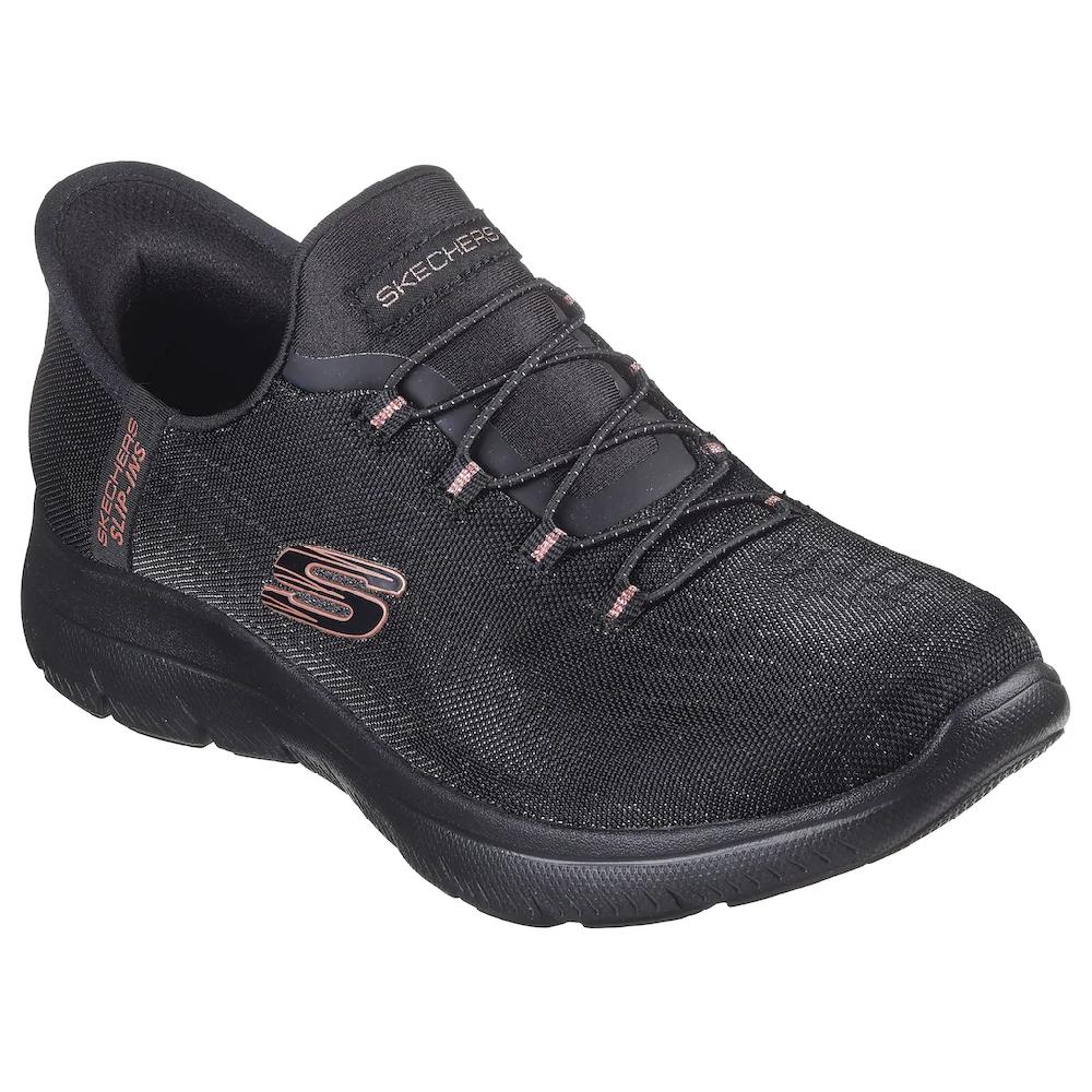 Skechers Slip-On Sneaker »SUMMITS-CLASSY NIGHT« Slipper Freizeitschuh mit komfortabler Heel Pillow Funktion ▷ für