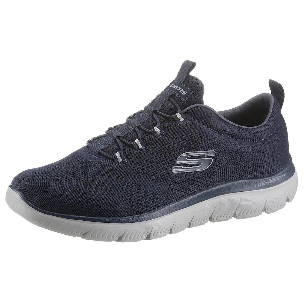 Skechers Slip-On Sneaker »SUMMITS« Freizeitschuh Slipper Komfortschuh mit Gummizug zum Schlupfen ▷ für