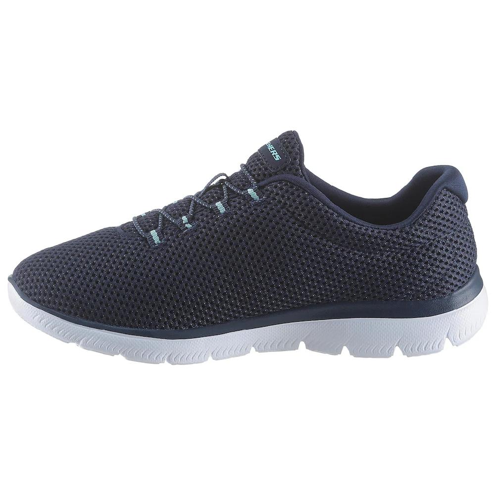 Skechers Slip-On Sneaker »Summits« Slipper Freizeitschuh Komfortschuh Mit Gepolstertem Schaftrand Bestellen
